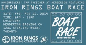 Tap Takeover at Henderson Featuring : Boat Race